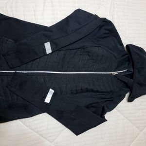 Women's XS Champion DuoDry hooded running jacket
